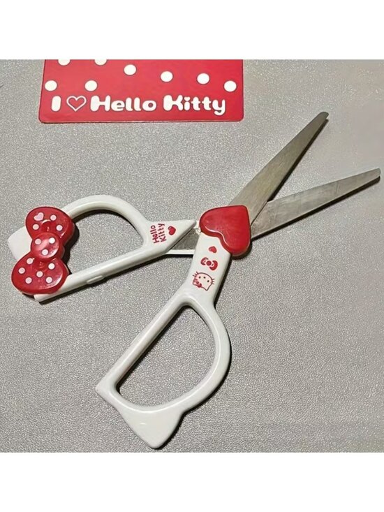 Hello Kitty Other - Hello Kitty Small Scissors Cute Heart Bow Handle Stainless Steel School Office